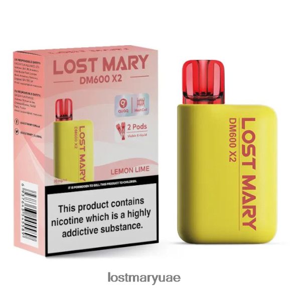Lost Mary Vape UAE- ليمون حامض لوست ماري DM600 X2 vape القابل للتصرف B268RN194